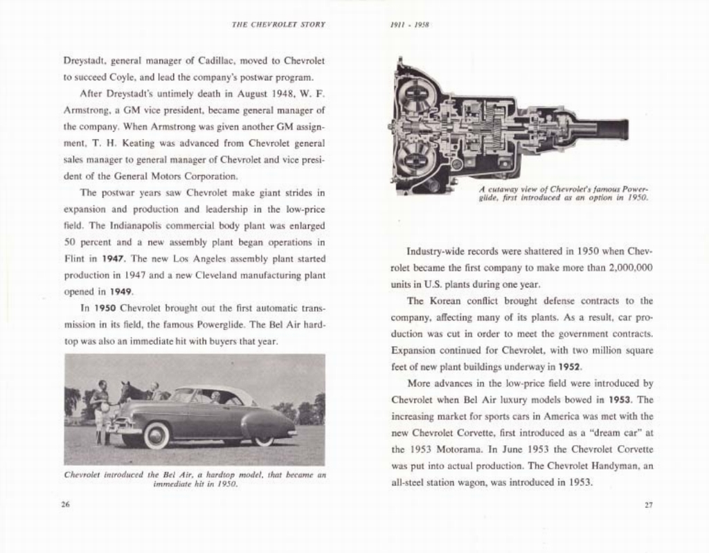 The Chevrolet Story - Published 1958 Page 4